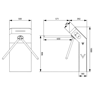 Турникет-трипод Блокпост Vector 100