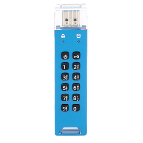 Флешка с шифрованием и пин-кодом DataLock PRO Blue 32Gb USB 3.0