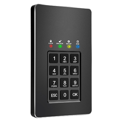 SSD-диск с шифрованием и ПИН-кодом DataLock PRO 4 ТБ