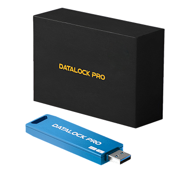 Флешка с шифрованием и пин-кодом DataLock PRO Blue 32Gb USB 3.0
