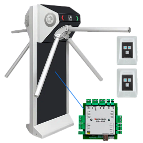 Двухпроходная электронная проходная CARDDEX STL-04NEC