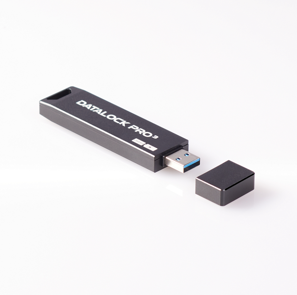 Флешка с ПИН-кодом DataLock PRO 64 Gb USB 3.0 защищенный флеш-накопитель с аппаратным шифрованием данных, пин-кодом