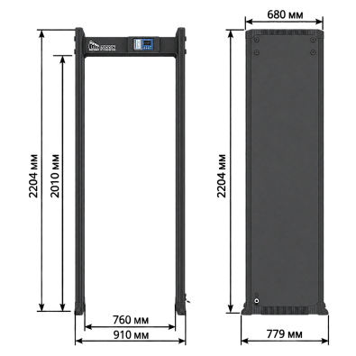 Арочный металлодетектор Блокпост Матрёшка PC V 9300 (93|62|31)