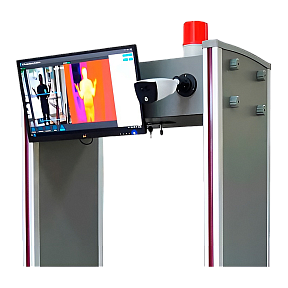 Арочный металлодетектор ZKTeco ZK-D2180S TI с термодатчиком