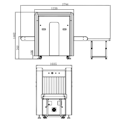 Интроскоп ZKTeco ZKX6550