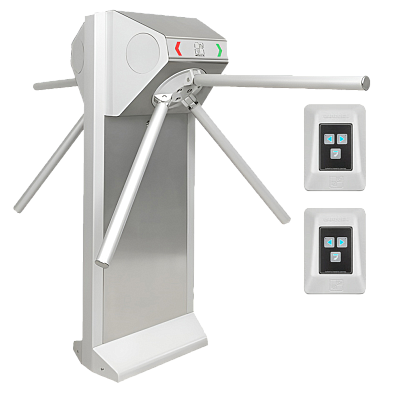 Двухпроходной турникет CARDDEX STL-04C (нерж)