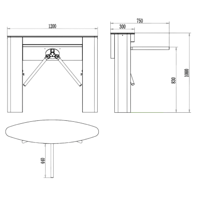 Турникет трипод ZKTeco TS5000A