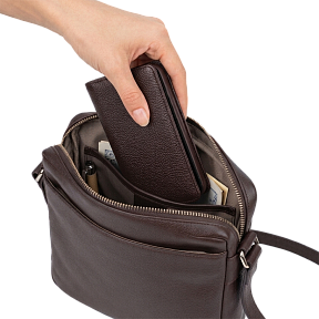 Чехол портмоне фарадея для телефона Faraday Bag PS2 Brown