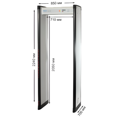 Арочный металлодетектор Metor 6S