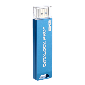 Флешка с пин кодом DataLock PRO3 Blue 64 Gb USB 3.0