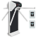 Двухпроходной турникет-трипод CARDDEX STL-04C