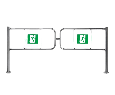 Ограждения полуростовые Perco BH02  для турникетов