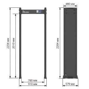 Арочный металлодетектор Блокпост Матрёшка PC Vx 3300 (33|22|11)