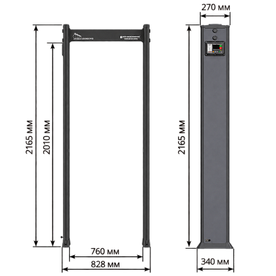 Арочный металлодетектор Блокпост Матрёшка PC V3