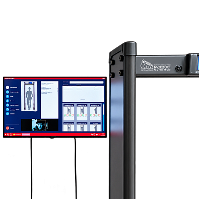 Арочный металлодетектор Блокпост Матрёшка PC Vx 1800 (18|12|6) с видеонаблюдением