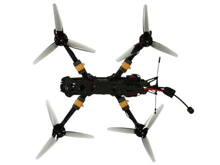 FPV дрон на оптоволокне Сатир 7"