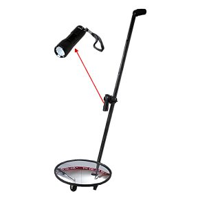 Подкатное зеркало UltraScan SP-010 с яркой подсветкой