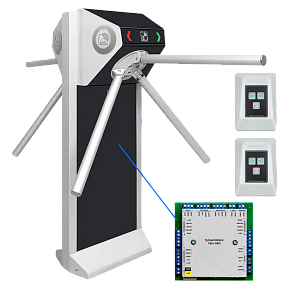 Двухпроходная автономная проходная CARDDEX STL-04AEC