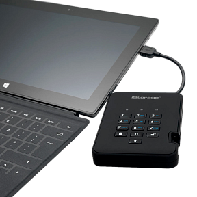 Внешний диск с аппаратным шифрованием iStorage DiskAshur2 SSD 256Gb