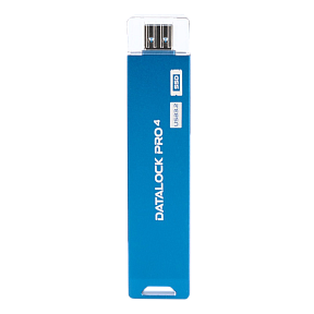 Флешка с аппаратным шифрованием DataLock PRO4 Blue 2 TB USB 3.2