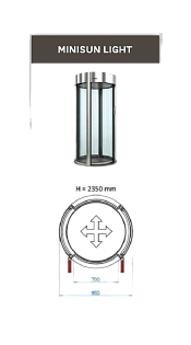 Шлюзовая кабина 	 Saima Minisun Light