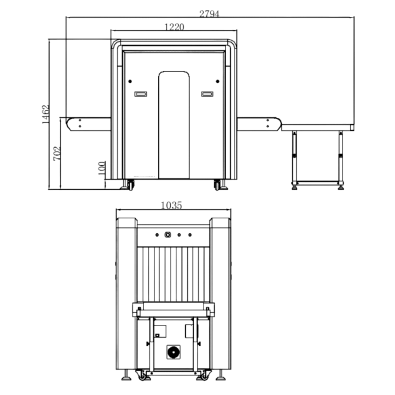 Интроскоп ZKTeco ZKX6550A
