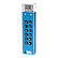 Флешка с пин кодом DataLock PRO3 Blue 128 GB USB 3.0