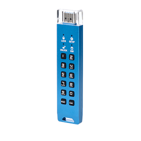 Флешка с аппаратным шифрованием DataLock PRO4 Blue 2 TB USB 3.2