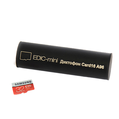 Мини диктофон EDIC-mini Card16 A96