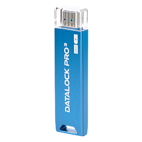 Флешка с пин кодом DataLock PRO3 Blue 128 GB USB 3.0