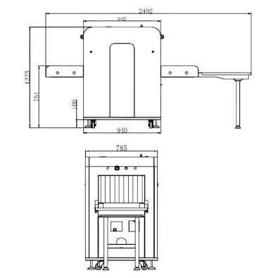 Интроскоп ZKTeco ZKX5030A
