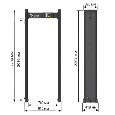 Арочный металлодетектор Блокпост Матрёшка PC V 900 (9|6|3)