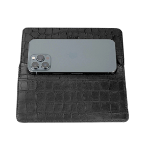 Чехол портмоне фарадея для телефона Faraday Bag PS2 Black Croc