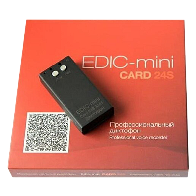 Мини диктофон EDIC-mini Card24S A101