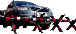 Заграждение автомобильного проезда Кактус-400 складной