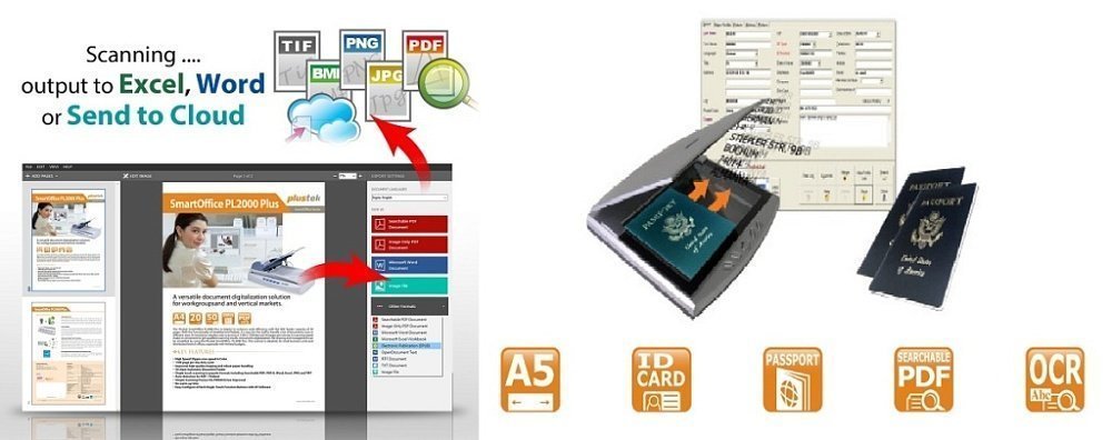 Сканер паспорта Plustek OpticSlim 550 Plus