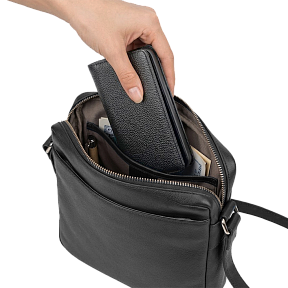 Чехол портмоне фарадея для телефона Faraday Bag PS2 Black