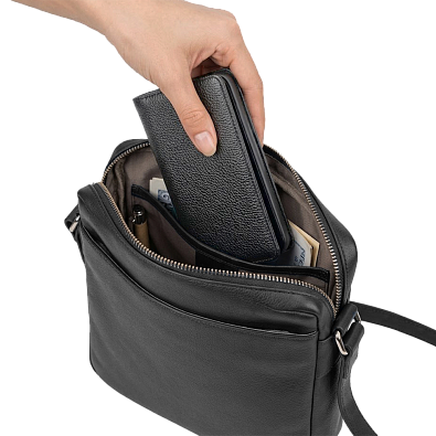 Чехол портмоне фарадея для телефона Faraday Bag PS2 Black