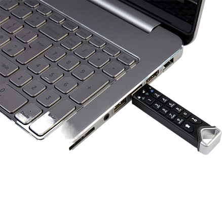 Флешка с аппаратным шифрованием iStorage DatAshur PRO2 512 Gb