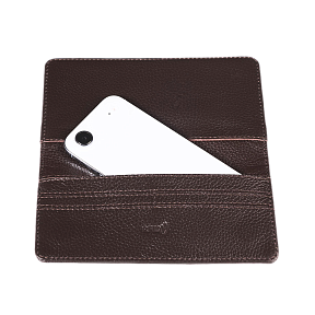 Чехол портмоне фарадея для телефона Faraday Bag PS2 Brown