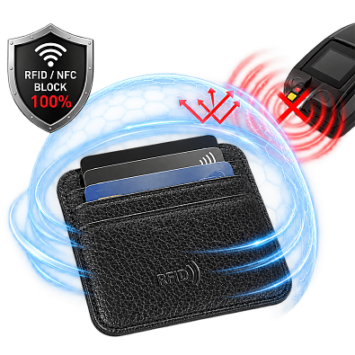 Чехол фарадея для банковских карт Faraday Bag KS-1 Black