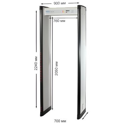 Арочный металлодетектор Metor 6E