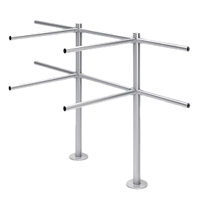 Ограждения для турникетов Oxgard из нержавеющей стали в ассортименте