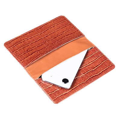 Чехол портмоне фарадея для телефона Faraday Bag PS2 Copper Croc