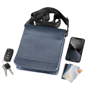 Мини сумка фарадея для гаджетов Faraday Bag DS-2 Blue